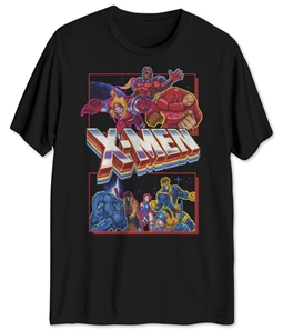 Jem Mens 8-Bit Heroes and Villians Graphic T-Shirt