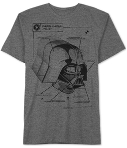 Jem Mens Darth Vader Blueprint Graphic T-Shirt