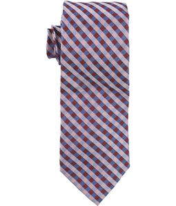 Tallia Mens Largo Plaid Self-tied Necktie