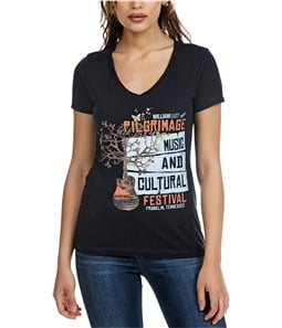 William Rast Womens Pilgrimage Graphic T-Shirt