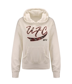 UFC Womens Script Pullover Hoodie Sweatshirt