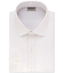Kenneth Cole Mens Techni-Cole Button Up Dress Shirt