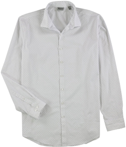 Kenneth Cole Mens Flex Collar Button Up Dress Shirt