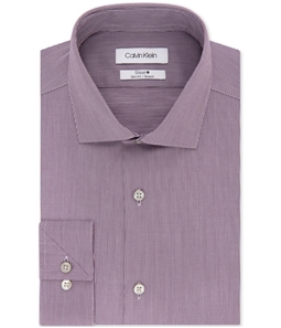 Calvin Klein Mens Non-Iron Stretch Button Up Dress Shirt