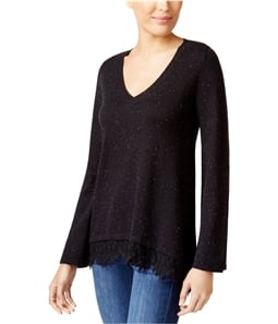Style & Co. Womens Lace Insert Knit Sweater