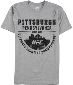 UFC Mens Pittsburgh Pennsylvania Graphic T-Shirt