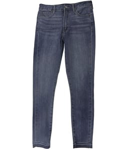Articles of Society Womens Heather Release-Hem Skinny Fit Jeans