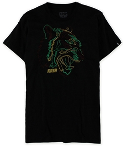 KRSP. Mens Bad Kitty Neon Graphic T-Shirt