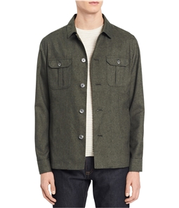 Calvin Klein Mens Military Shirt Jacket