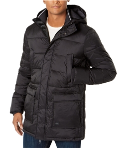 Calvin Klein Mens Winter Hooded Puffer Jacket