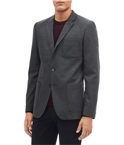 Calvin Klein Mens Twill Two Button Blazer Jacket
