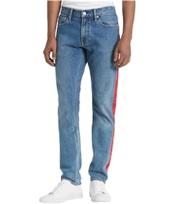Calvin Klein Mens Side Stripe Slim Fit Jeans