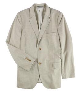 Perry Ellis Mens Textured Two Button Blazer Jacket