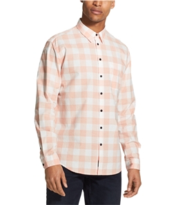 DKNY Mens Plaid Button Up Shirt