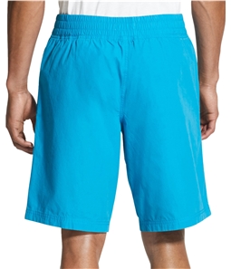 DKNY Mens Logo Print Athletic Walking Shorts