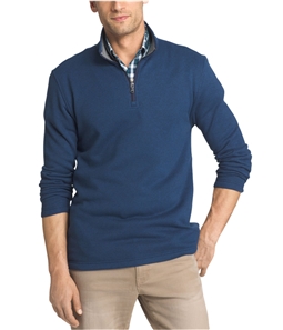 IZOD Mens Textured 1/4 Zip Sweatshirt