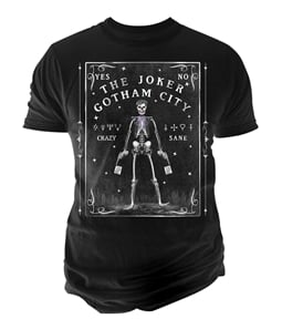 Changes Mens Joker Skeleton Tarot Graphic T-Shirt