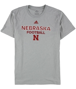 Adidas Mens Nebraska Football N Graphic T-Shirt