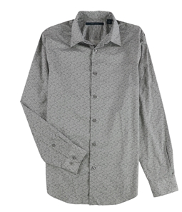 Perry Ellis Mens Paisley Long Sleeve Button Up Shirt