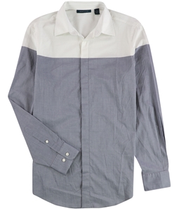 Perry Ellis Mens Colorblocked Button Up Shirt