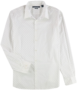 Perry Ellis Mens Mini-Geo Button Up Shirt