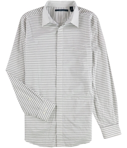 Perry Ellis Mens Striped Button Up Shirt