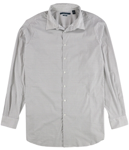 Perry Ellis Mens Mini Dot Button Up Shirt