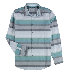 Perry Ellis Mens Multi Stripe Button Up Shirt