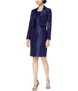 Le Suit Womens Shiny Midi Dress