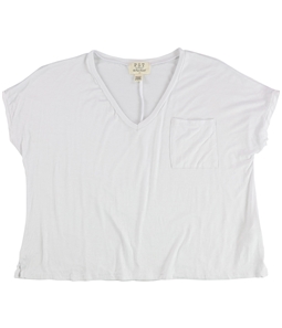 Project Social T Womens Chest Pocket V-Neck Basic T-Shirt