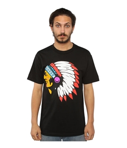 Black Scale Mens The Blvck Chief Graphic T-Shirt