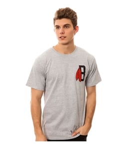 Black Scale Mens The Feather B Logo Graphic T-Shirt