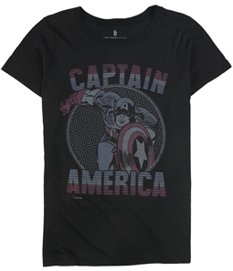 Junk Food Womens Captain America Graphic T-Shirt