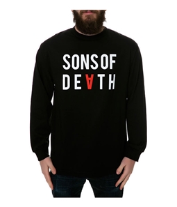 Black Scale Mens The Sons Of Death LS Graphic T-Shirt