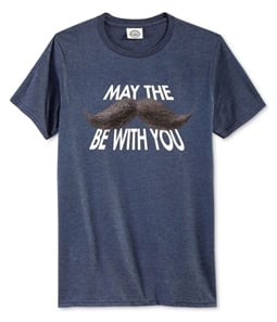 Call Your Mother Mens May The Stache Be With You Graphic T-Shirt
