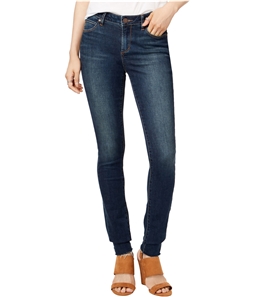 Articles of Society Womens Super-Soft Cut-Hem Skinny Fit Jeans