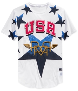 Reason Mens USA Stars Graphic T-Shirt