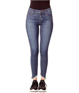 Articles of Society Womens SuperSoft Step Hem Skinny Fit Jeans