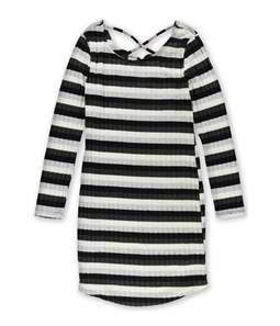 no comment Womens Striped Bodycon Dress