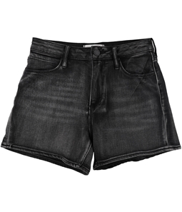 Articles of Society Womens Solid High-Rise Casual Denim Shorts