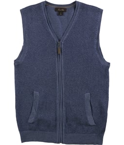 Tasso Elba Mens Textured Sweater Vest