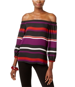 I-N-C Womens Striped Pullover Blouse