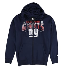 STARTER Mens New York Giants Hoodie Sweatshirt
