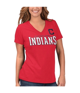 G-III Sports Womens Cleveland Indians Graphic T-Shirt
