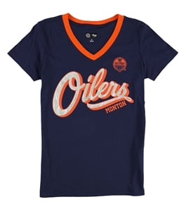 G-III Sports Womens Edmonton Oilers Graphic T-Shirt
