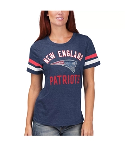 NFL Womens Patriots Rhinestone Logo Embellished T-Shirt