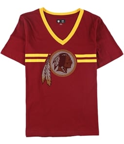 NFL Womens Redskins Rhinestone Logo Embellished T-Shirt