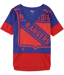 G-III Sports Womens New York Rangers Graphic T-Shirt
