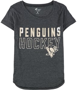 G-III Sports Womens Penguins Hockey Graphic T-Shirt
