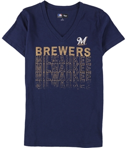 G-III Sports Womens Milwaukee Brewers Graphic T-Shirt